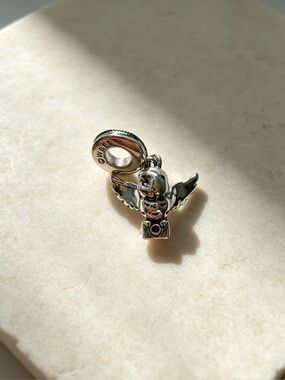 Pandora Harry Potter Hedwig Owl Dangle Charm Sterling Silver